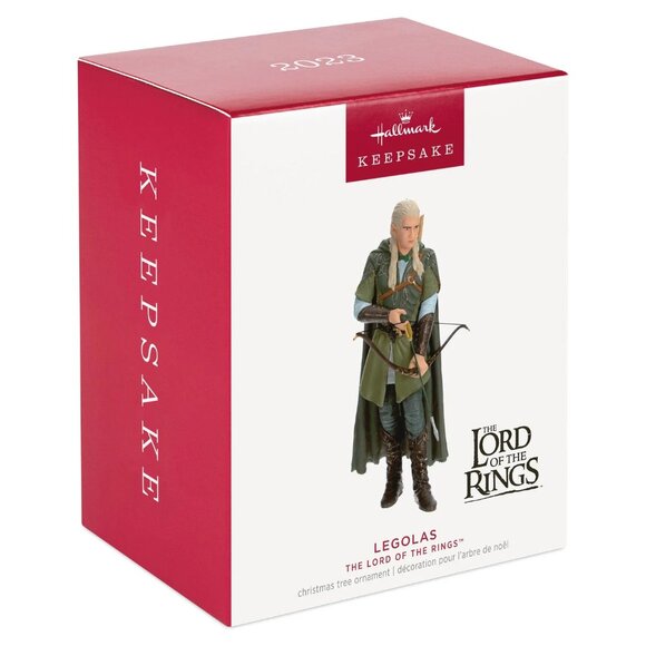 New! Legolas Lord of the Rings Hallmark Keepsake Christmas Ornament 2023 Tolkien - Picture 1 of 5